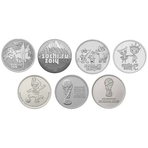 Юбилейная монета 25 рублей Сочи 2014.