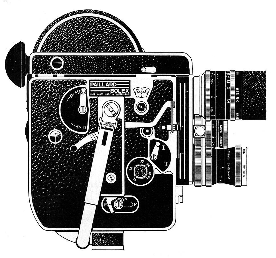 Кинокамера делает 32 за 2. Bolex 16mm. Bolex 16mm 1960. Bolex h16 Reflex. 16mm Советская камера.