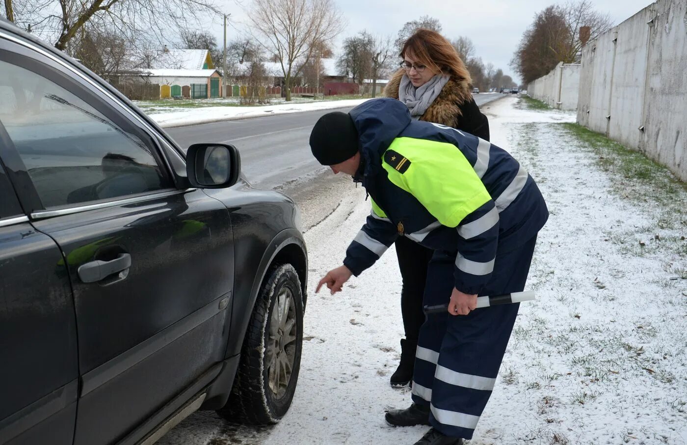 Летняя резина в зимнее время штраф