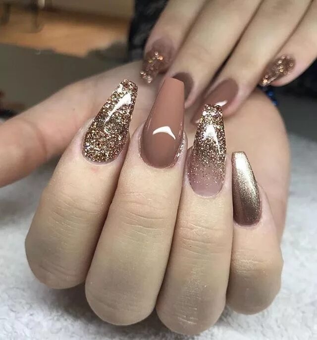Herfst nagels Autumn nails, Fancy nails, Pretty nails