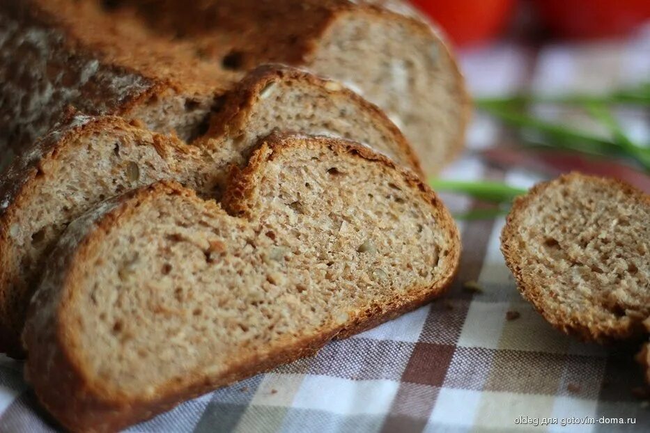 Хлеб из цельнозерновой муки простой рецепт