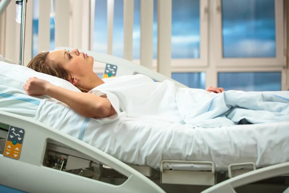 Women in hospital. Women in hospital