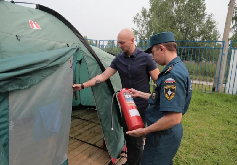 Смена палаточного лагеря проводится при ночной температуре