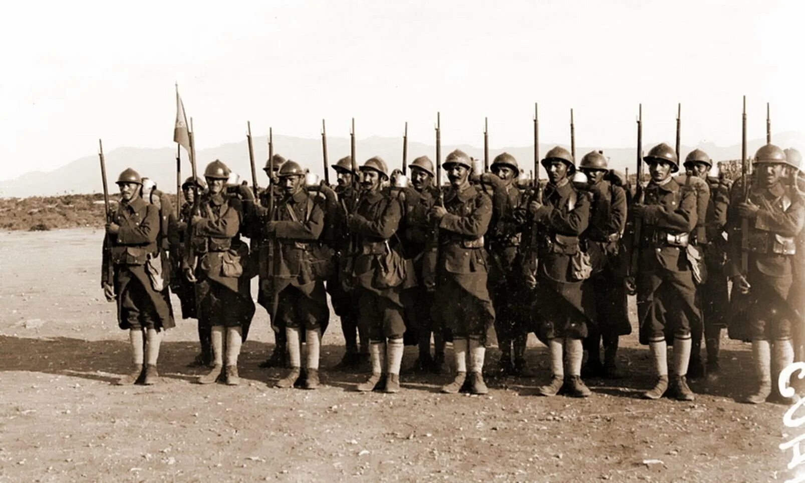 Турция во время первой мировой войны. Армия Армении 1918 год. 1918 Армянские солдаты Баку.