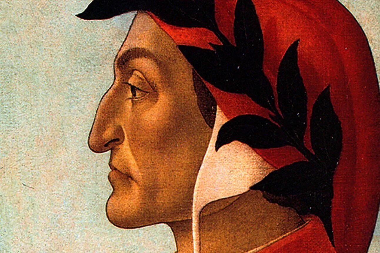 Данте Алигьери. Данте Алигьери (1265-1321). Портрет Данте Боттичелли. Данте Алигьери 1265. Данте эпоха возрождения