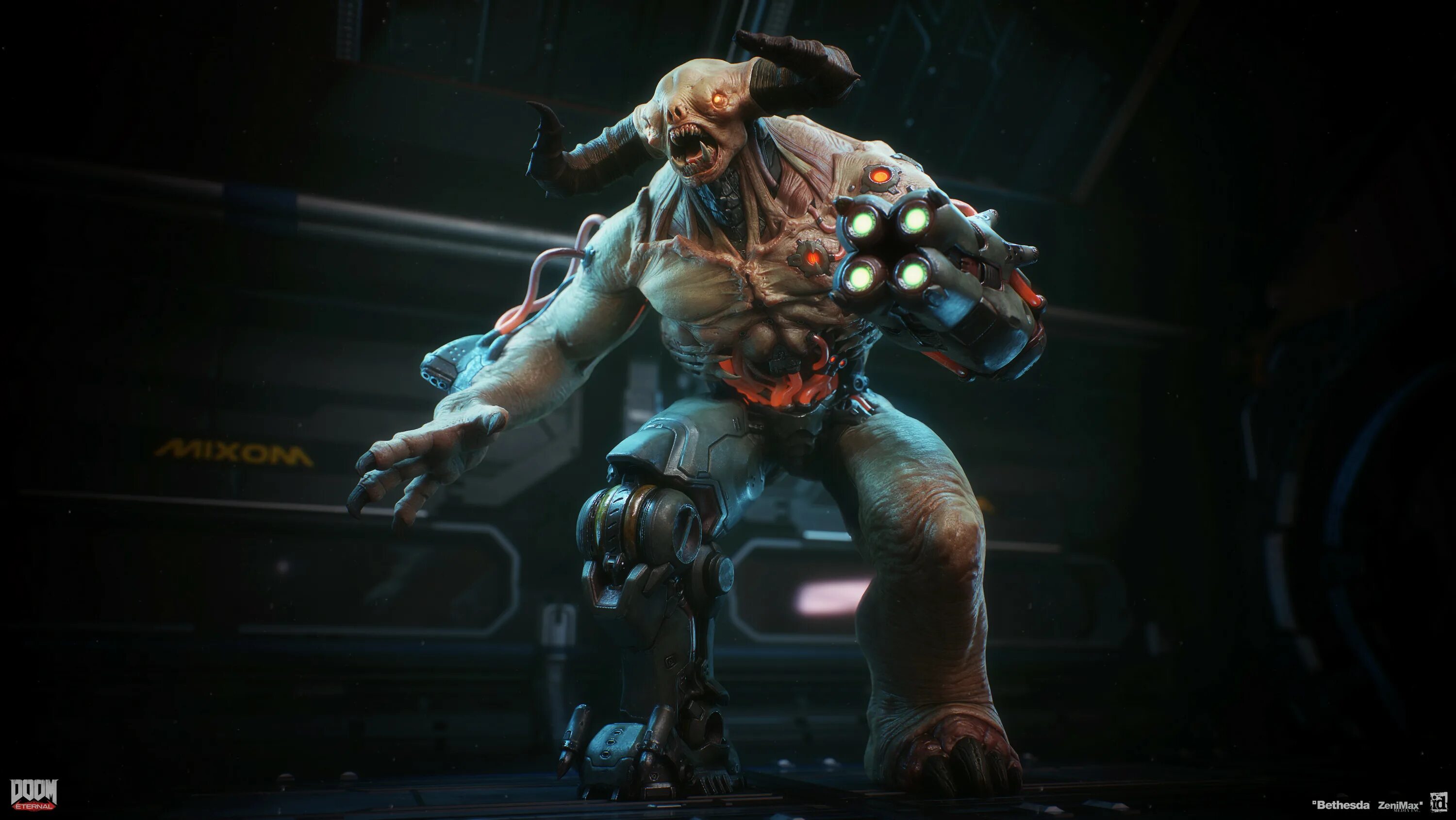 Doom eternal батареи. Doom этернал монстры тиран.