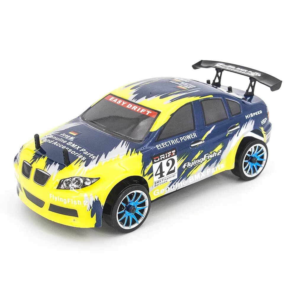 Радиоуправляемая машина для дрифта HSP Flying Fish 2 4wd RTR 1:16 2.4G - 94163 RX-7. HSP Flying Fish 2 4wd - 1:16. Легковой автомобиль HSP Flying Fish (94163-16302/16303) 1:16 26.5 см. Легковой автомобиль HSP Flying Fish 94163-16302/16303. Дрифт машины на пульте купить