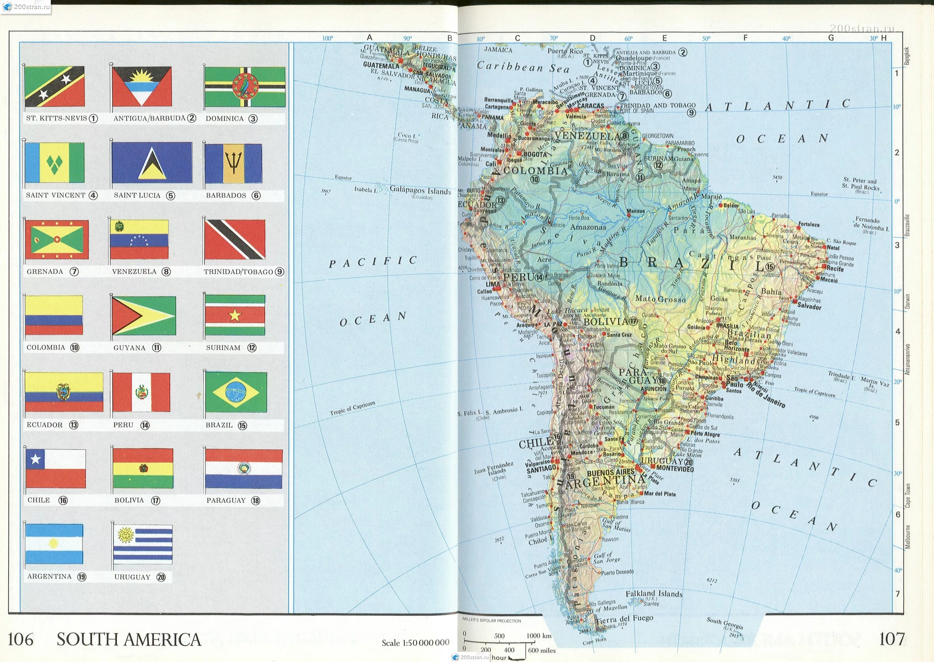 Карта Южной Америки географическая со странами. Латинская Америка политическая карта на русском. Политическая карта Южной Америки со странами крупно. Политическая карта Южной Америки со странами на русском.