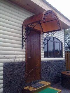 Фото козырьков крыльца