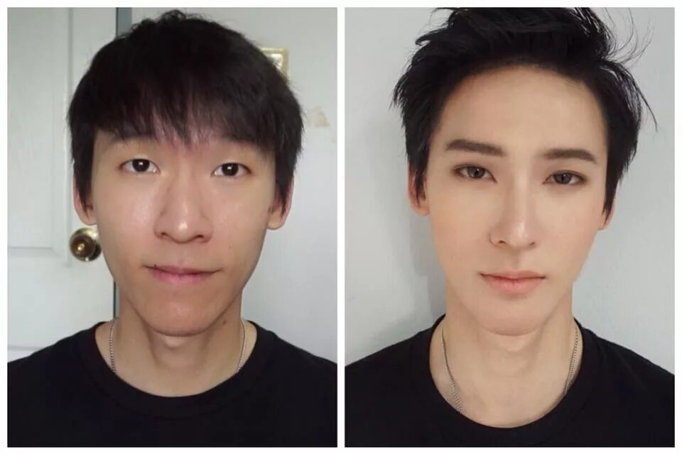 Почему узкоглазые. Эпикантус БТС. Корейцы без макияжа. Корейский мужской макияж. Мужской макияж.