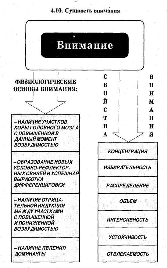 Физиологические основы внимания схема. Процессы внимания в психологии таблица. Виды внимания в психологии схема. Виды внимания в психологии таблица.