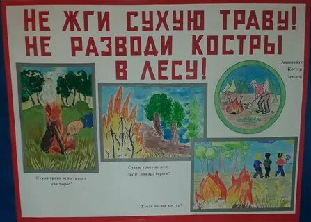 Не сжигайте листья листовка в садик