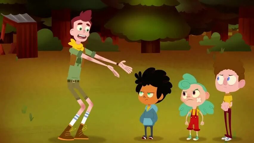 Camp camp episode. Кэмерон Кэмпбелл Camp Camp. Кэмп Кэмп Пенелопа. Camp Camp Episode 11 Camporee.