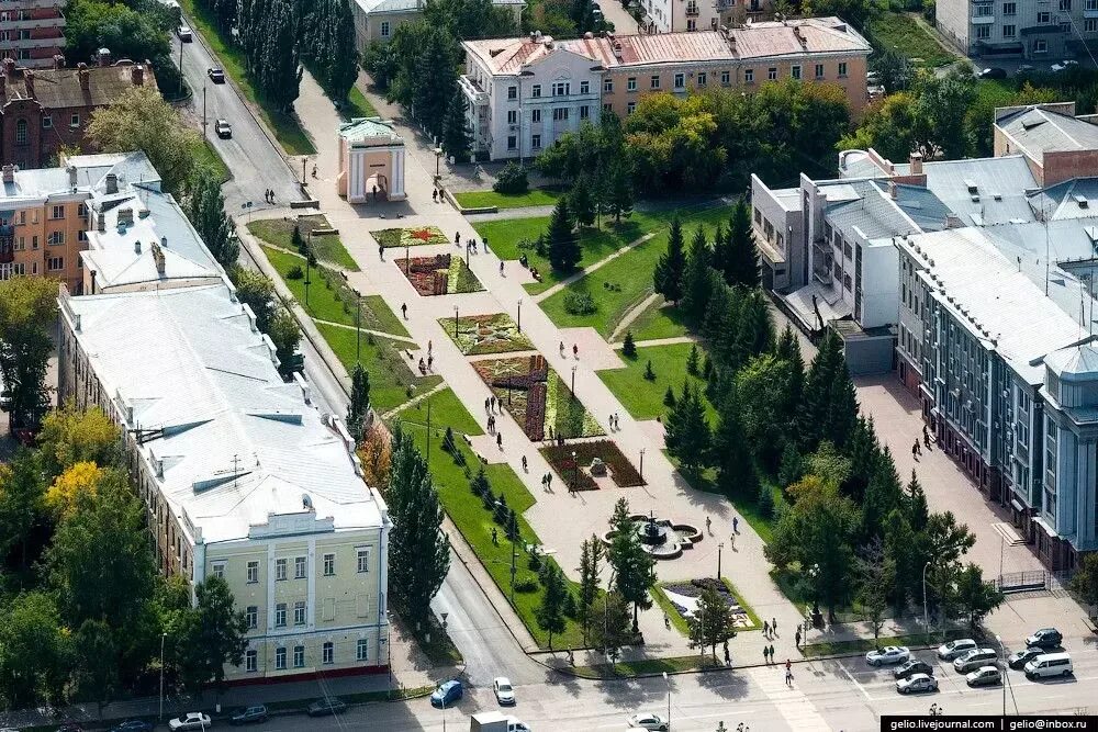 Омску 300 лет. Виды города с высоты