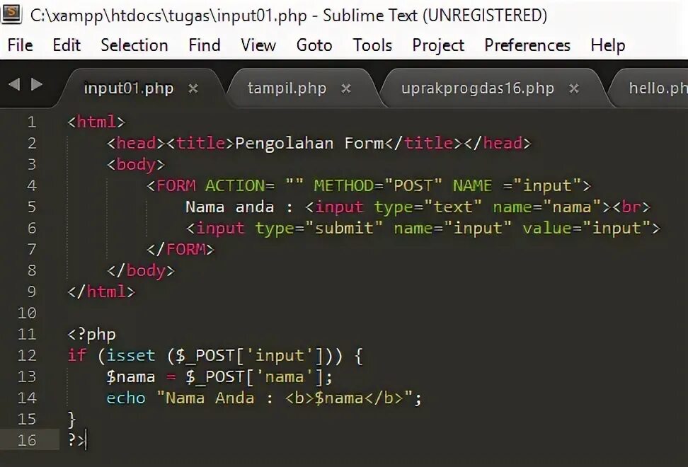 Php head
