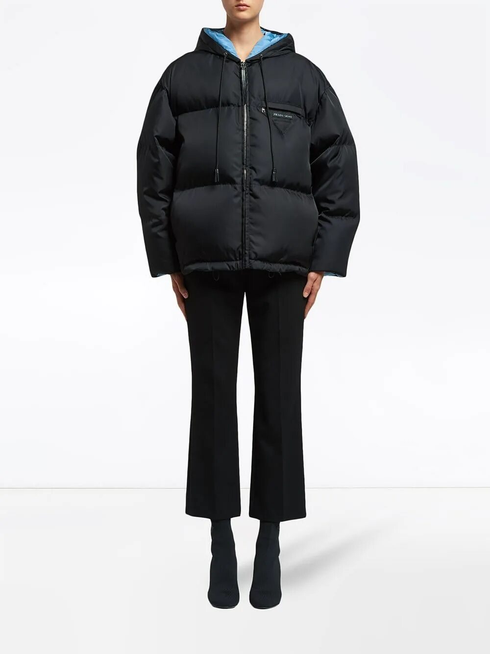 Prada пуховик Puffer. Prada Oversized пуховик. Nylon Gabardine Puffer Jacket Prada. Prada re nylon пуховик. Пуховик цум