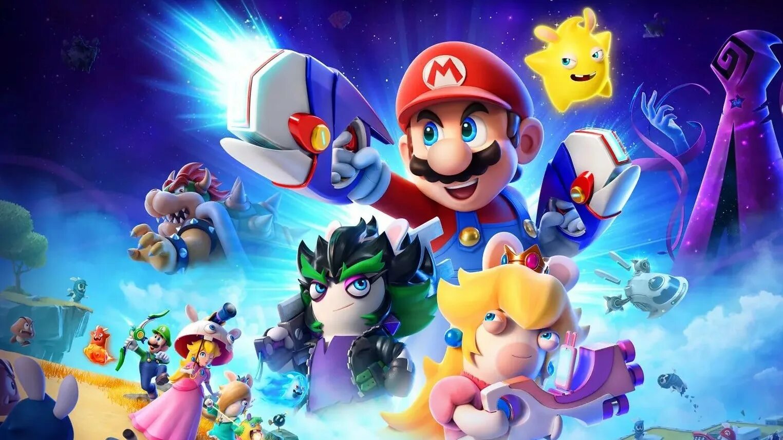 Over 3 million. Mario + Rabbids Sparks of hope. Новый Марио на Нинтендо. Mario + Rabbids: Sparks of hope герои. Mario Rabbids Sparks of hope Rayman.