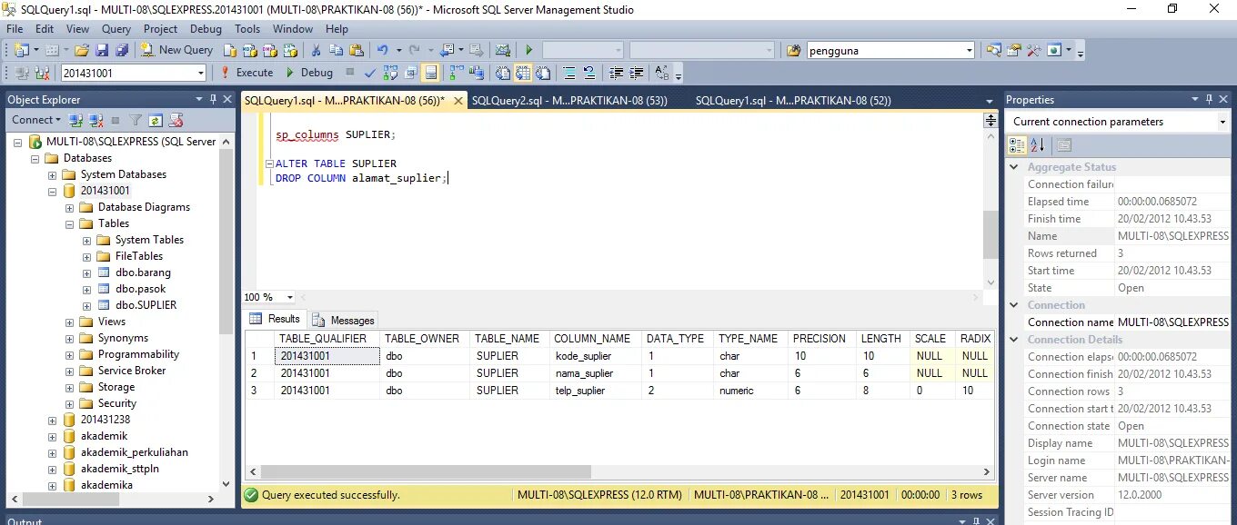 Sql column name. Management studio sql легенда. sql server management studio ключи. удалить таблицу sql. sql server management studio debug.