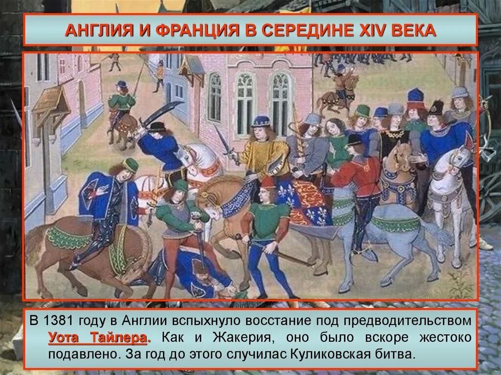 В каком году вспыхнуло восстание. Восстание уота Тайлера в Англии. Восстание 1381 года в Англии. Восстание под предводительством уота Тайлера в Англии ход.