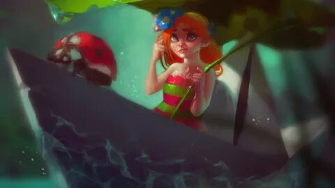 Божья коровка девушка