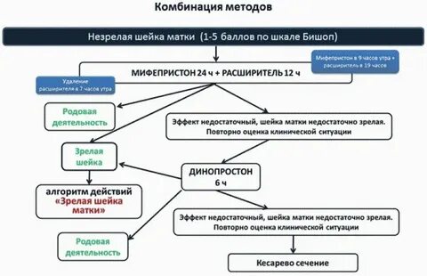 Неудачная попытка стимуляции родов клинические рекомендации