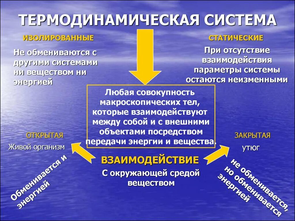 Изолированная термодинамическая. Термодинамическая система. Система в термодинамике это. Виды термодинамических систем. Классификация термодинамических систем.