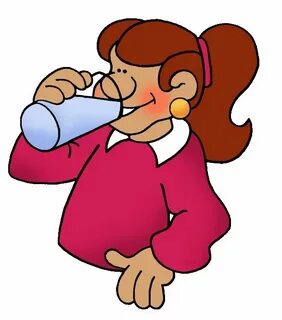She is thirsty