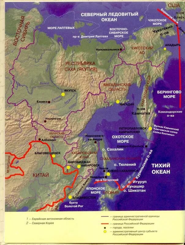 Дальний Восток на карте. Rfhnf HTR дальнего Востока. Карта дальнего Востока и Камчатки. Моря дальнего Востока карта.
