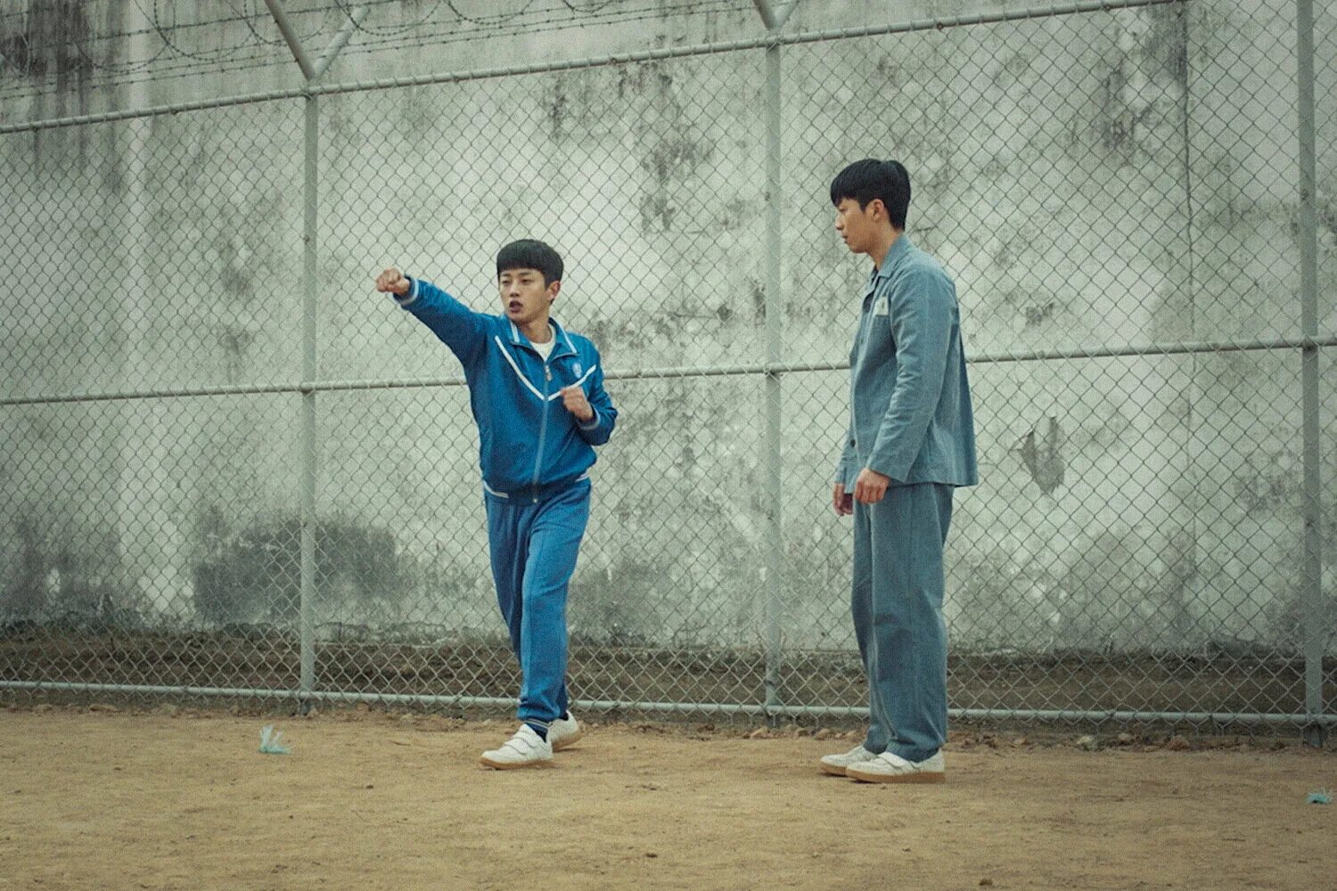 The stills in the beginning