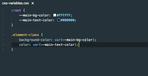 Js css variables
