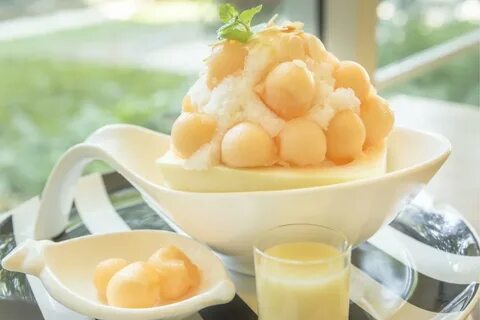 Мороженое дыня