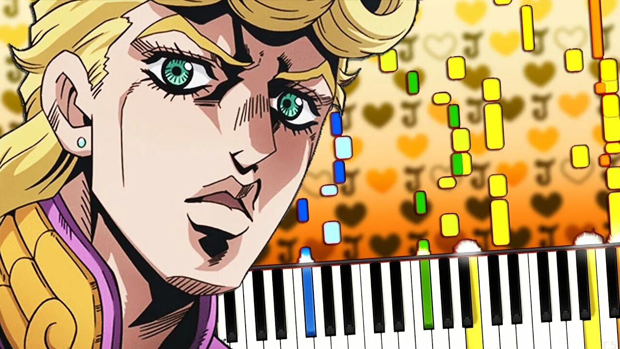 Джоджо на пианино. Джорно на пианино. Jojo рояль. Джоджо OST. Giorno s theme