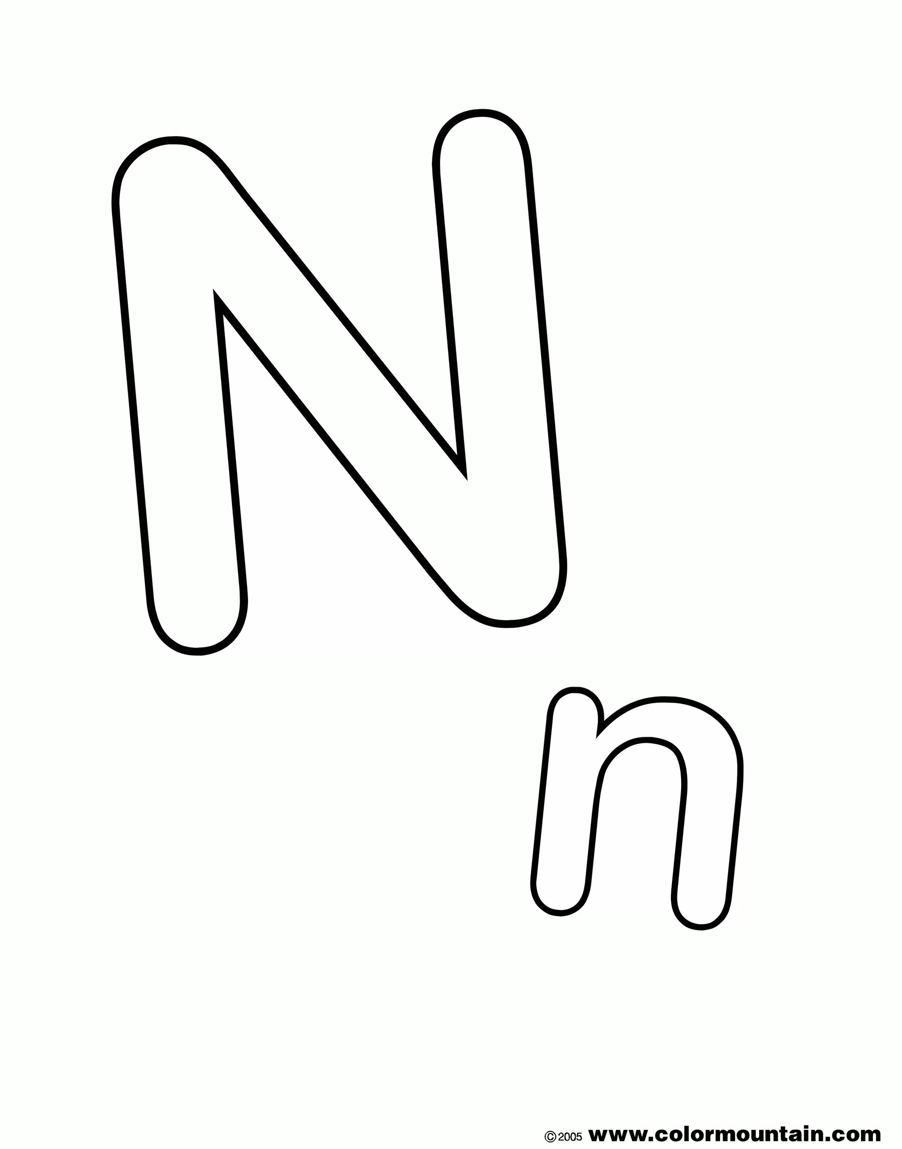 Letter n