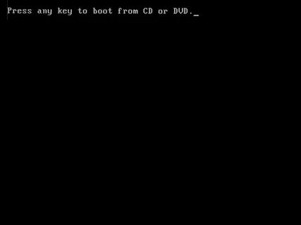 Any key boot