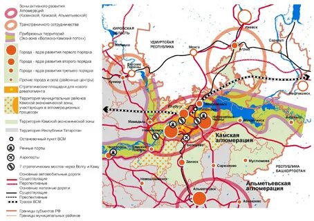 Экономические зоны республики татарстан