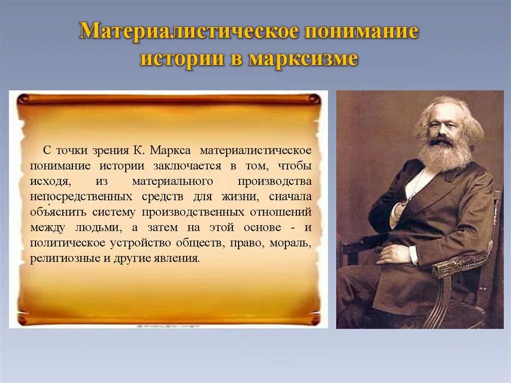 Какое событие с точки зрения. Материалистическое понимание истории к Маркса. Карл Маркс материалистическое понимание истории. Материалистическое понимание истории в марксизме. Материалистическое понимание истории в философии марксизма.