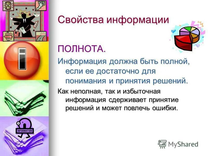 информация нужная в данный момент