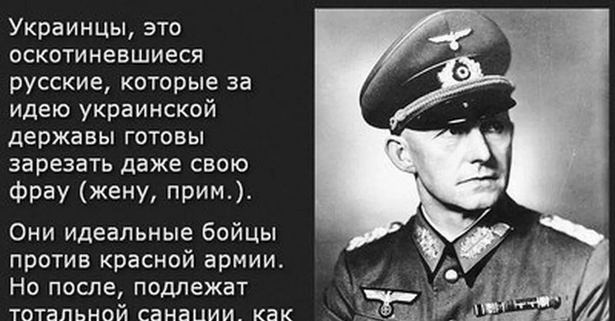 Высказывания немцев о украинцах. Немецкий генерал об украинцах. Украинцы фашисты. Украинцы это оскотинившиеся