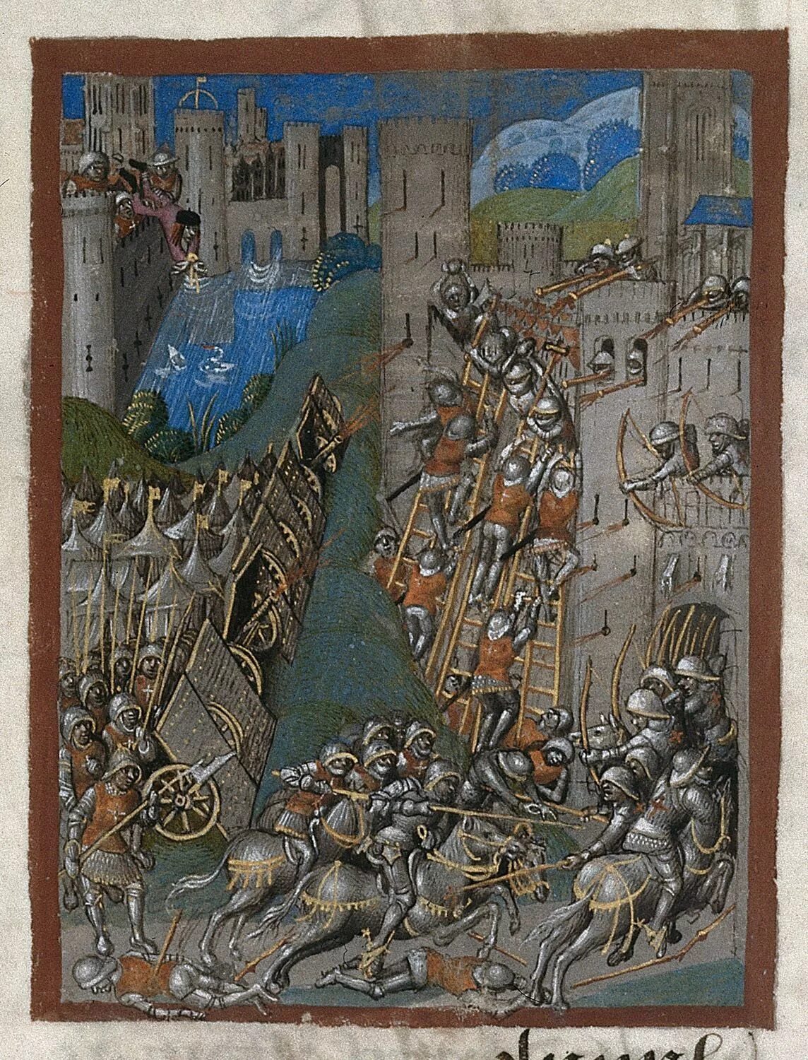 Medieval siege. Medieval modern. medieval siege art. open vertical medieval drawer.