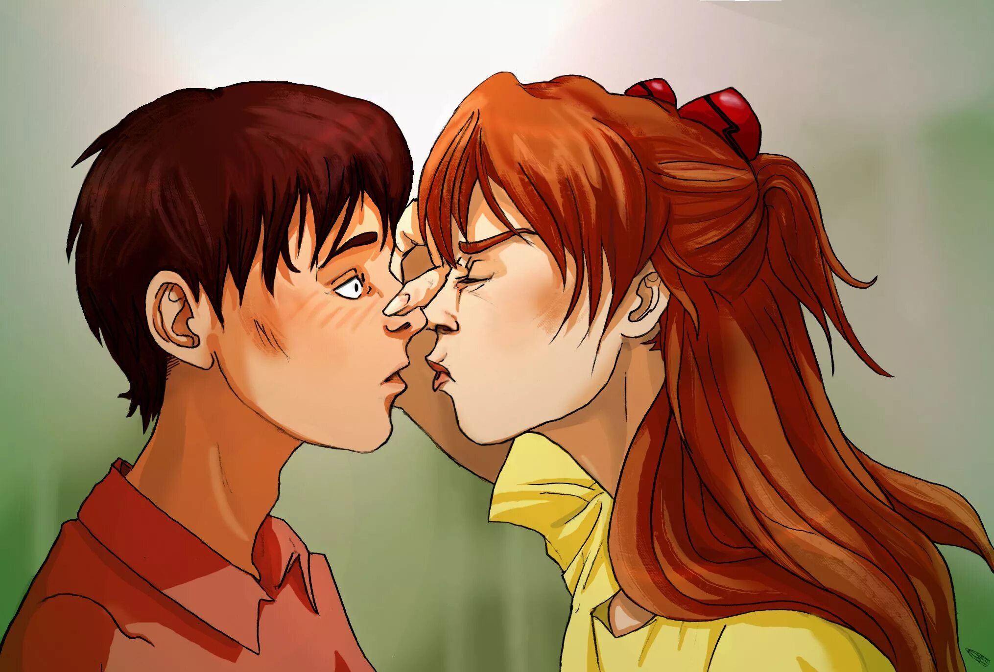 Аска и Синдзи. Asuka Evangelion поцелуй Синдзи. Evangelion Asuka and Shinji. Аска и Синдзи поцелуй. Аска мужчина