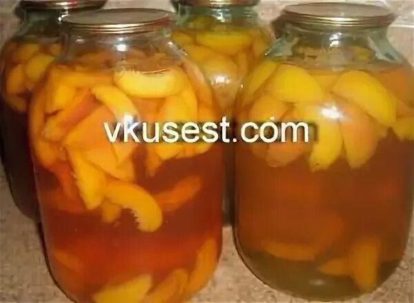 Компот из нектарина без стерилизации