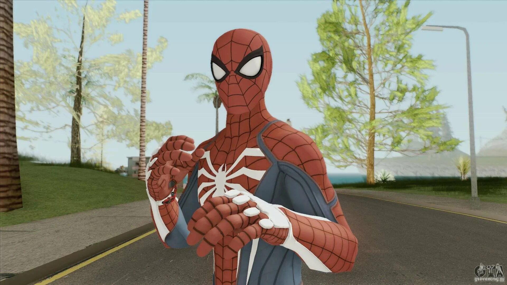 Гта сан мод на человека паука. ГТА 5 человек паук. Spider man ps4 Advanced Suit. Мод на человека паука. ГТА 4 мод на человека паука.