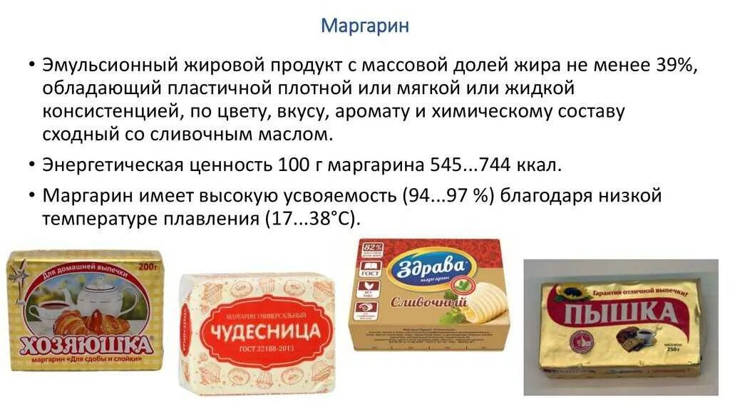 Что такое маргарин и как его получают. Что такое маргарин и как его получают