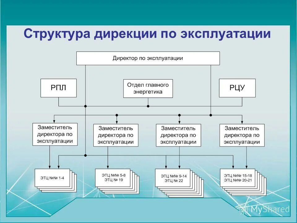 Структура дирекции