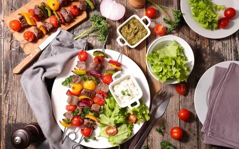 Мясо и овощи меню