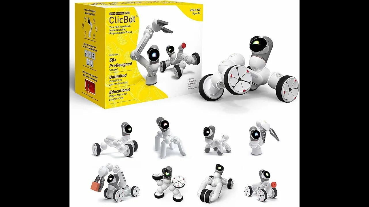 Clicbot. Модульный робот clicbot. clicbot 1набор. clickbots игрушка. clicbot full.