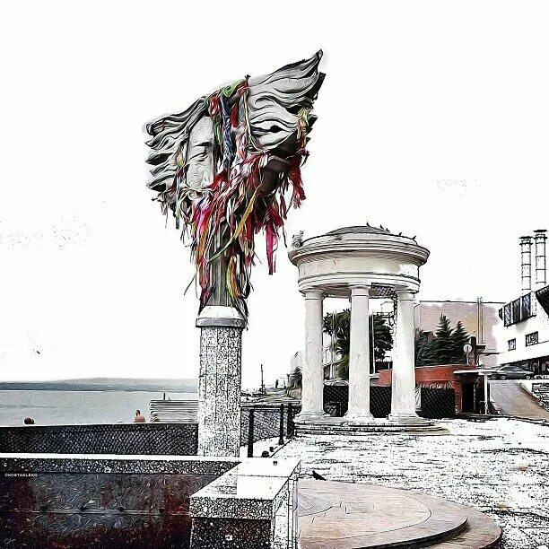 памятник у ротонды саратов. памятник на набережной у ротонды саратов. набережная саратов 1962. набережная сызрань самарская область. летка на набережной.