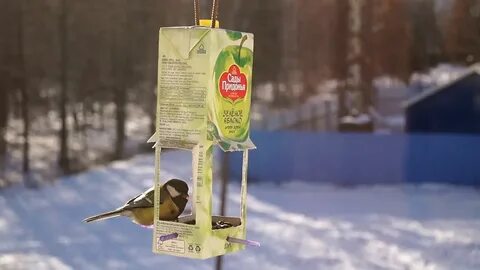 Кормушка из под сока