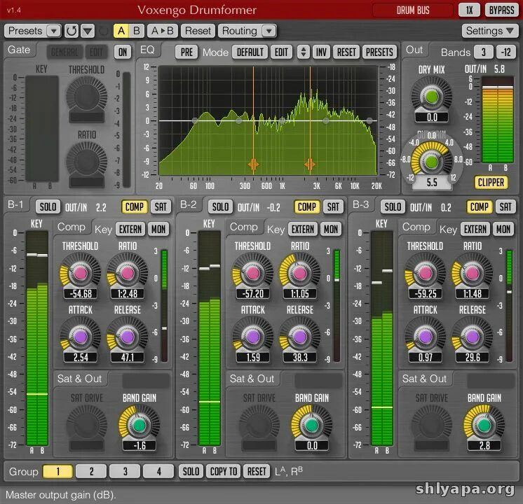 Voxengo Bundle. Voxengo Plugins Bundle. Voxengo BMS. Многополосный динамический процессор. Программа plugins