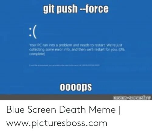 Git push force